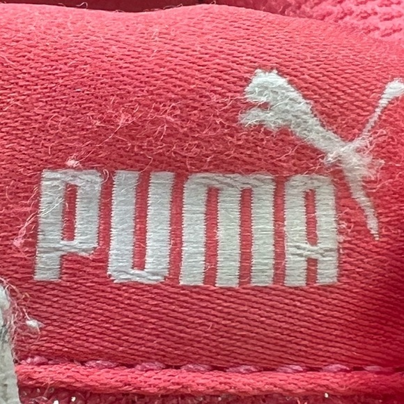 Puma Pink Silver Sparkle Bow Vikky V2 Ribbon Glitz Size 10.5 C Toddler Girl’s - Picture 2 of 9